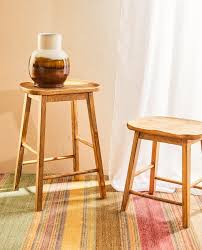 Imagen del producto TABURETE ALTO | Tall stools, Zara home, Stool