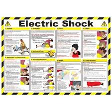 Electric Shock Wall Charts Seven Hills Fire Safety