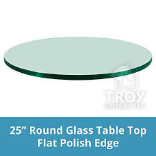 Features Shape Round Thickness 3 8 Inch Size 25 L Inch Strength Tempered Edge Work Glass Top Table Glass Table Tempered Glass Table Top