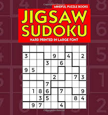 There's a new puzzle every day! Jigsaw Sudoku Hard Jigsaw Sudoku Puzzles Printed In Large Font Mindful Puzzle Books