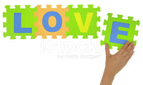 Grafika kids 300 pieces françois ruyer: Hand Forming Word Love With Jigsaw Puzzle Pieces Isolated Stock Photos Freeimages Com