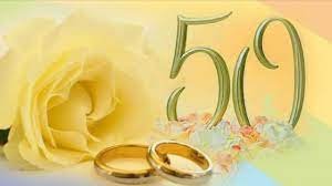 50 anni di gioie e dolori, 50 anni di vita insieme. Clipart Anniversario Di Matrimonio Gratis