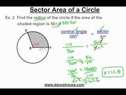 Finding Sector Area Of A Circle Area Of A Circle Math Foldables Circle Geometry