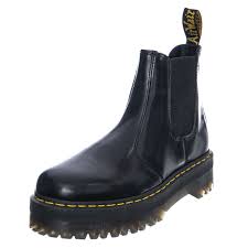 Martens chelsea boot was produced in the 70s, but the actual style dates back to the victorian i think that these are knock offs. Dr Martens 2976 Quad Chelsea Platform Boot Black Polished Smooth Boots For Sale Online Ebay