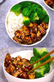Delicious Teriyaki Chicken Served With Broccoli In A Rice Bowl Easy To Make In Just 15 Minutes For A Quick Weeknig Easy Teriyaki Chicken Teriyaki Chicken Food