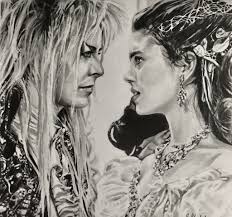 Just stumbled across this group and I already love everything about it!  Drew this as a little pre-wedding present for my sister a few years ago as  the masquerade ball was always (