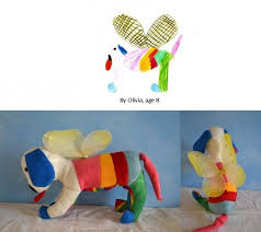 Stuffed Animals Based On Kids Drawings One Day When Will Can Draw More Than Scribbles I Will Make These Childrens Drawings Drawing For Kids Baby Drawing