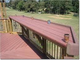 Outdoor Bar Height Table Foter Building A Deck Backyard Diy Deck