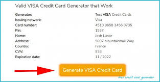 Although you can generate fake card numbers with some tools, it is worth remembering that this information is invalid. Visa Credit Card Generator 10 Free Fake Visa Cc Numbers That Work Free Credit Card Generator Visa Card Numbers Free Credit Card Credit Card Numbers