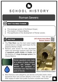 And if you were wealthy enough to own a domus , then you. Roman Sewers Facts Worksheets Background Aqueducts Latrines