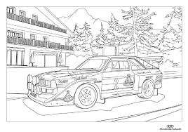Dibujos para colorear online o imprimir. Ya Puedes Colorear Tu Audi Favorito Con Estas Ilustraciones Oficiales