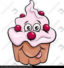 Kuchen Cartoon Illustration Stockfoto 13512726 Bildagentur Panthermedia