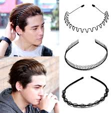 Black flexible metal wavy and spring band hair hoop hairband daily use for unisex men women pack of 2 pcs. Hair Bands Korean Simple Face Wash Sports Hair Band Hairpin Accessories Men S Hair Hoop Tide Invisible Pressure Hole Headband Buy At The Price Of 1 31 In Aliexpress Com Imall Com