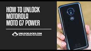 Locking and unlocking the screen · 1. How To Unlock Motorola Moto G7 Power Any Carrier Any Country By Unlock Code Youtube