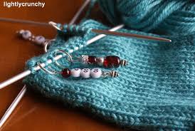 Beaded stitch markers & diy knitter safety pins. Diy Stitch Markers For Knitting Lightlycrunchy