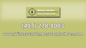 Mention this website as a new customer and receive 50% off the price of initial lawn care or interior pest control services with the purchase of a one year contract. Winter Garden Pest Control Pros 407 278 8003 Pest Control Winter Garden Pest Control Winter Garden