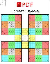 Sudoku.cba.si website offers free service of generating pdf files with sudokus, that you can print. Samurai Sudoku Puzzles Pdf To Download
