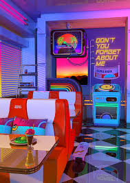 Retrowave Dine Dream Poster By Dennybusyet Wall Collage Retro Wallpaper Aesthetic Iphone Wallpaper