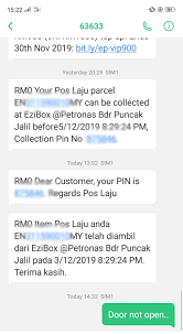 Blog Suka Suka Masalah Pintu Ezibox Poslaju Tidak Dibuka