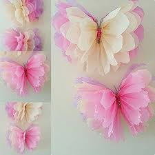 2 X14 Party Girls Birthday Party Wedding Baby Shower Hanging Wall Butterfly Butterflies Decorat Butterfly Birthday Party Butterfly Baby Shower Butterfly Party