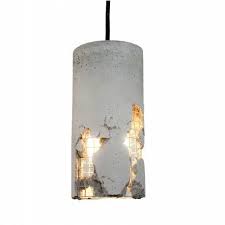 Suspension En Beton Design Delta Lampe Suspendue Luminaire Deco Beton