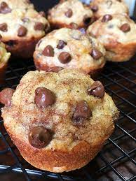Chocolate Chip Banana Muffins With Self Rising Flour Recipe Banana Chocolate Chip Muffins Banana Chocolate Chip Cinnamon Muffins Easy