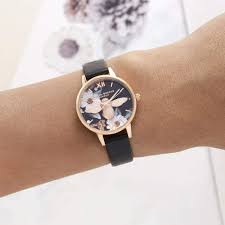 Black And Rose Gold Watch Womens 3d Bee Bejewelled Florals Midi Dial Black And Rose Gold Watch Rose Gold Watch Gold Watch Womens Watches Luxury