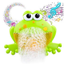 5.0 out of 5 stars 1. Baby Bath Bubble Machine Tub Big Frog Automatic Bubble Maker Blower Toys With 12 Music Song Bath Toy For Baby For Boys Girls Buy Online In Cayman Islands At Cayman Desertcart Com Productid