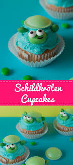 Schildkroten Cupcakes Fur Deine Lustige Unterwasserwelt Party Muffins Kindergeburtstag Diy Kindergeburtstag Lustige Schildkrote