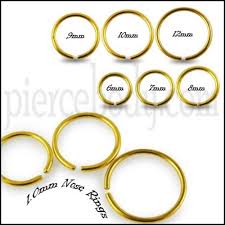 18 Gauge Nose Ring Different Sizes And Types Of Nose Rings