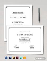 We hope that you will find an appropriate template from this page. 15 Birth Certificates Examples Templates In Word Pages Publisher Psd Publisher Examples