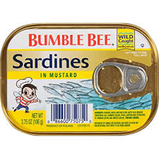 Grilled sardines in a frying pan on a black plate. Bumble Bee Sardines In Mustard 3 75 Ounce Can Pack Of 18 Canned Sardines High Protein Food Keto Food Keto Snacks Gluten Free Food Canned Food Low Carb Snacks Amazon Com Grocery Gourmet