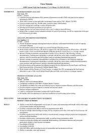 Resume templates find the perfect resume template. Pension Analyst Resume Samples Velvet Jobs