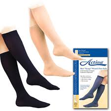 fla activa sheer therapy womens 15 20 mmhg compression