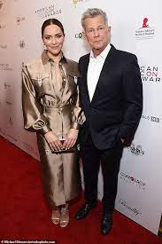 Katharine Mcphee 35 Goes Bra Less In Unbuttoned Blouse At Beverly Hills Gala With David Foster 69 Daily Mail Online