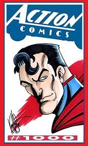 Dynamic Forces Action Comics 1000 Variant Cover Remarked By Ken Haeser Original Comic Art W B Action Comics 1000 Comics Dc Comics