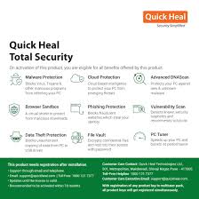 Quick Heal Total Security Latest Version 2 Pcs 1 Year Email Delivery Cheapokeys Com