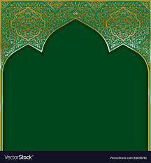 Islamic background stock vectors, clipart and illustrations. Traditional Background With Golden Floral Patterned Arched Frame Download A Free Preview Or Poster Background Design Background Design Islamic Design Pattern