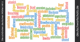 Deutsche Wortschatze Mit U Schone Deutsche Worter Mit U