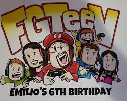 Fgteev Party Supplies Etsy Party Supplies Birthday Party Banner Birthday Supplies