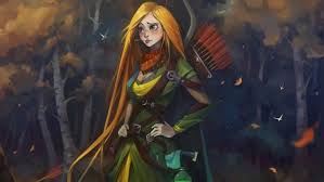 Windranger Wallpaper Dota 2 Lyralei Art 4k 3840x2160