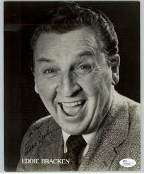 EDDIE BRACKEN, WALLY WORLD DECEASED SIGNED 8X10 JSA AUTHENTICATED COA  #N44606