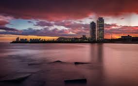 В матче со шведами парни показали настоящую волю к победе. Wallpaper Spain Barcelona Catalonia City Skyscrapers Sea Sunset 1920x1200 Hd Picture Image