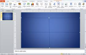 how to create quad chart in powerpoint 2010