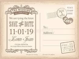 Vintage Postcard Save The Date Background For Wedding Invitation Card Postcard Wedding Invitation Postcard Template Free Wedding Invitation Postcard Vintage