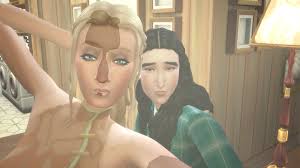 Why do Sims' selfies have lighting glitches?