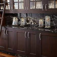 Like the thickness of this counter top. Black Walnut Countertops Design Ideas
