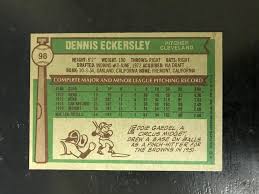 And as tasty as they come, too … you know, thanks to its placement on the bottom of hostess snack cake. Lot 1976 Topps 98 Dennis Eckersley Rookie Card