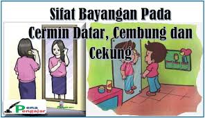 Cermin cembung memiliki sifat divergen (menyebarkan cahaya) karena berkas cahaya yang datang dan mengenai permukaan cermin cembung akan dipantulkan kembali dari satu titik dan menyebar. Sifat Bayangan Cermin Datar Cembung Dan Cekung Dan Penjelasannya