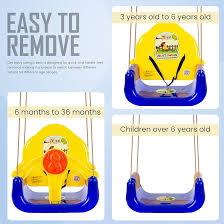 Jini & Juju |Julliet Baby Swing| Sustainable Fun for Your Little Ones,  Enjoy Eco-Friendly Play in Your Own Garden, Julliet Swing for 1 to 5 Years  Kids - Color - Assorted -